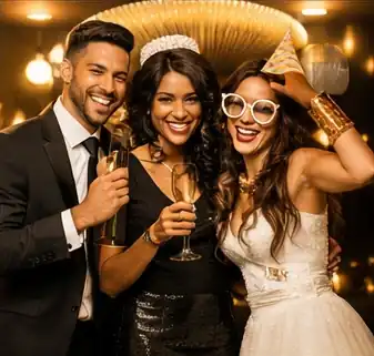 Photobooth prêt à accueillir les invités